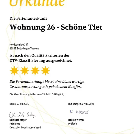 Schoene Tiet - Kueste33 26 * Tossens